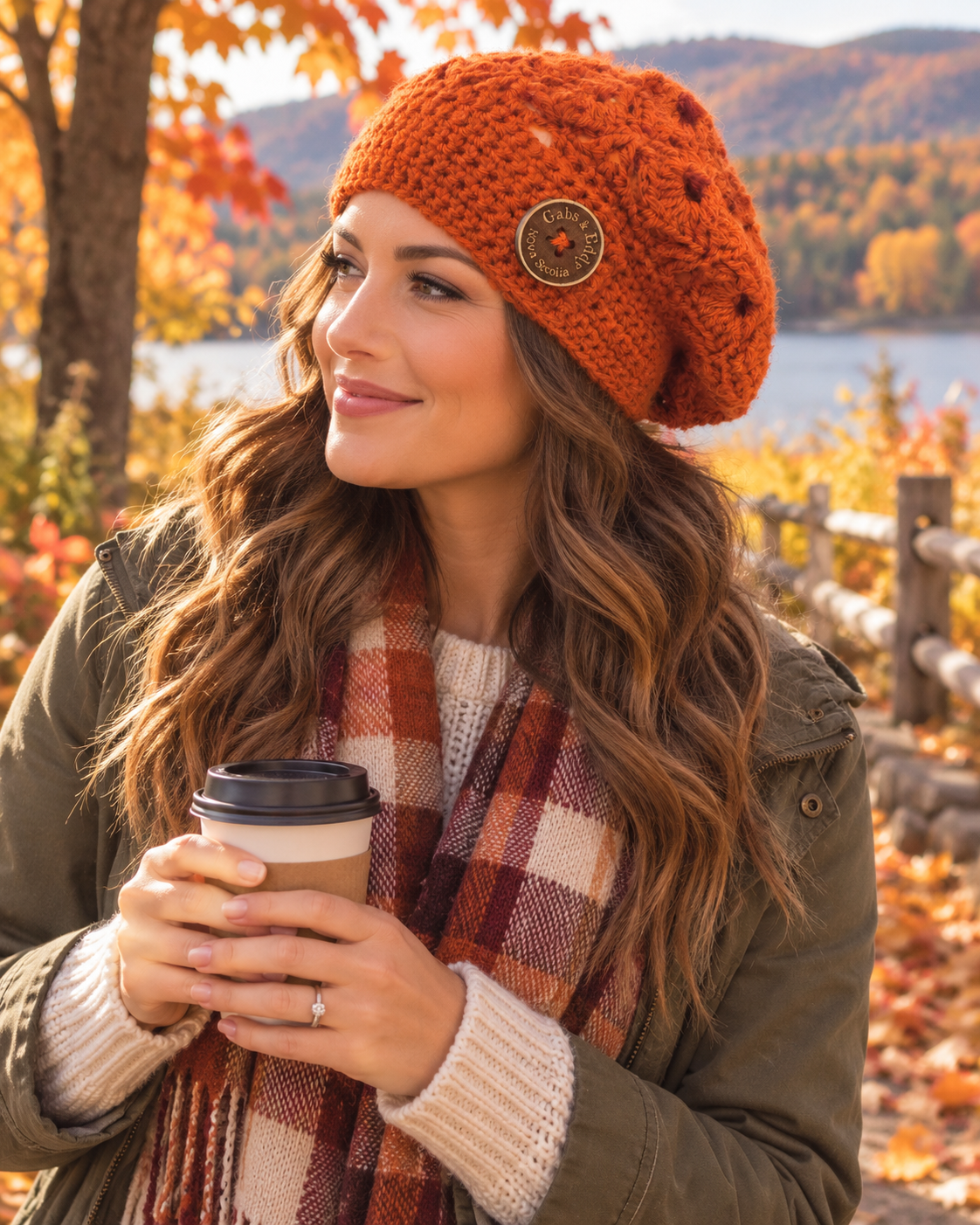 Soft Shell Beanie in Pumpkin