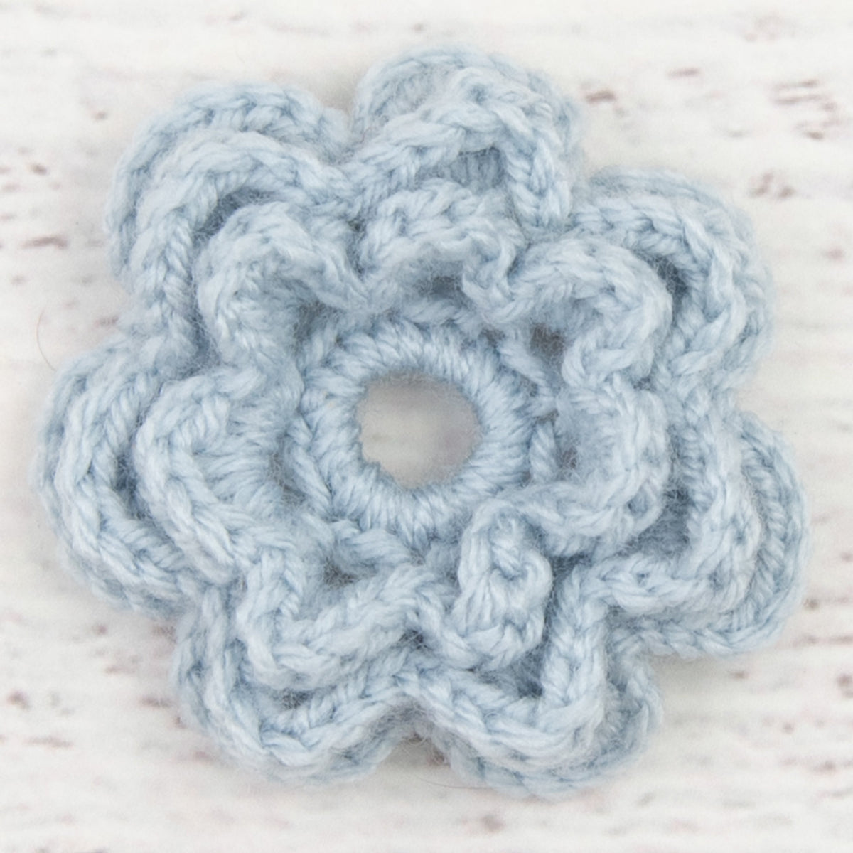 Silver Blue Flower