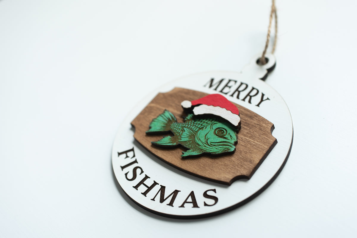 Merry Fishmas Christmas Ornament