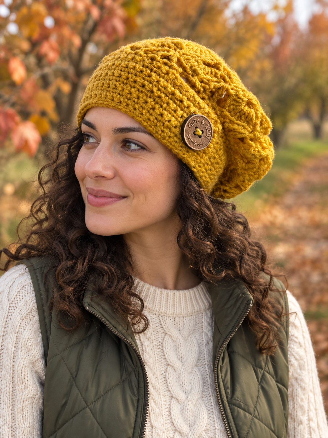 Soft Shell Beanie in Mustard