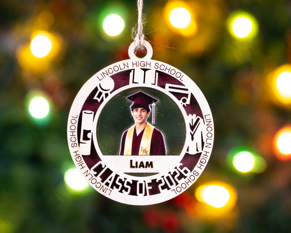 Personalized Graduation Photo Ornament