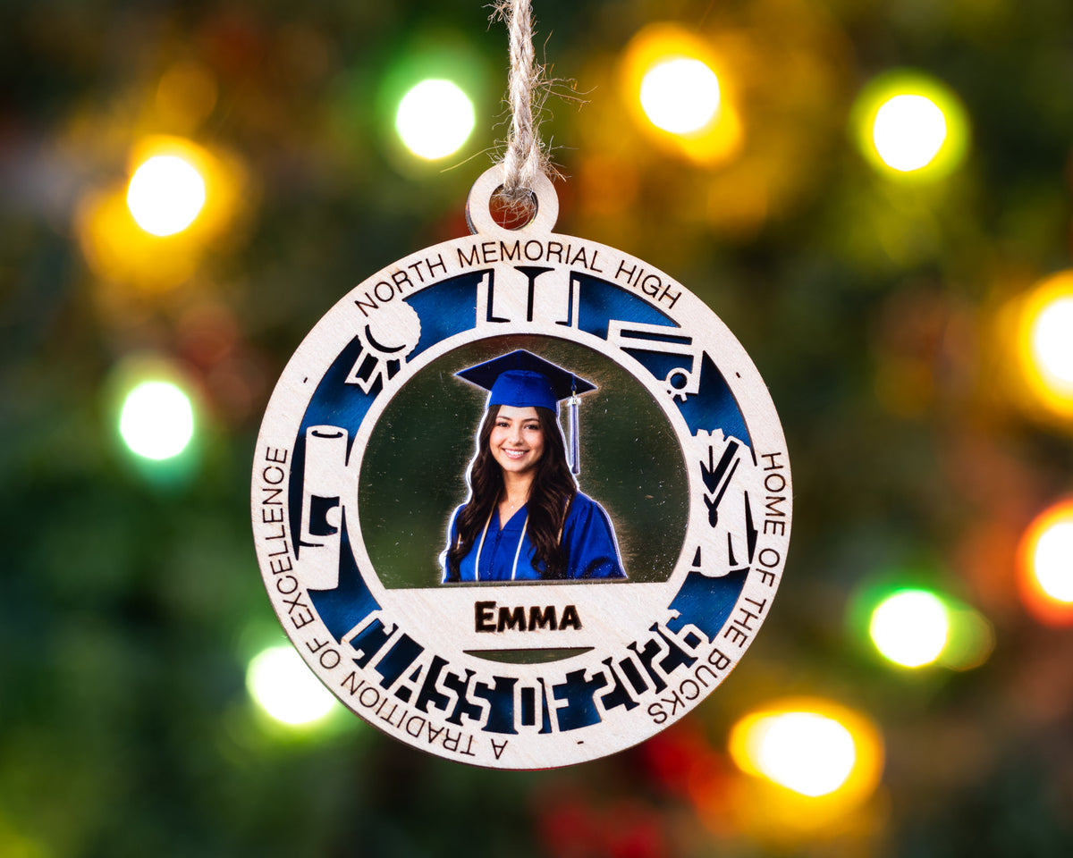 Personalized Graduation Photo Ornament