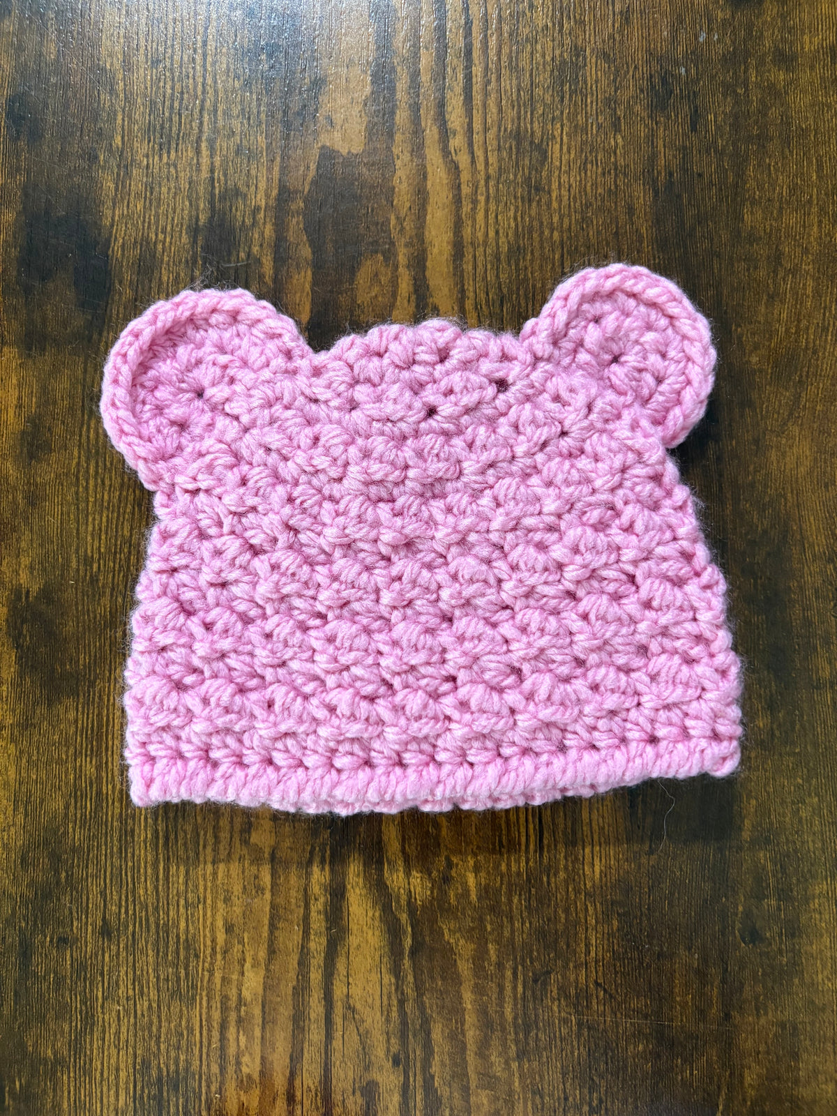 In-Stock 0-6 Month Basic Bear in Bubblegum Pink