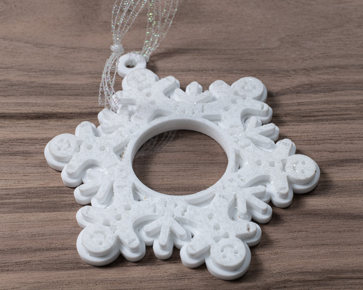 Magic Snowflake Christmas Tree Ornament - Acrylic Gingerbread Men