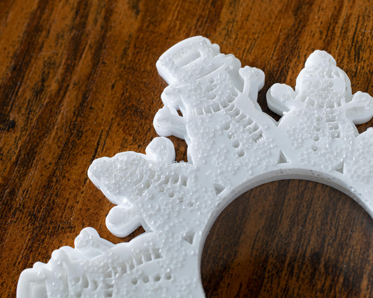 Magic Snowflake Christmas Tree Ornament - Acrylic Snowman