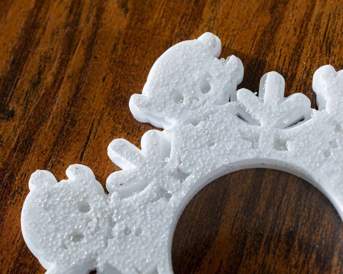 Magic Snowflake Christmas Tree Ornament - Acrylic Elf