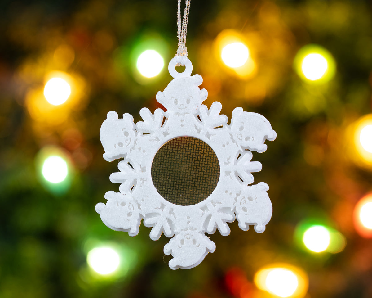 Magic Snowflake Christmas Tree Ornament - Acrylic Elf