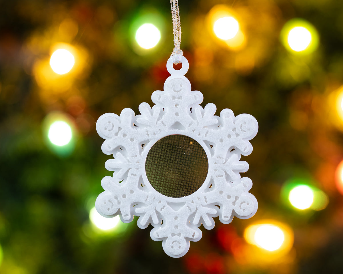Magic Snowflake Christmas Tree Ornament - Acrylic Gingerbread Men
