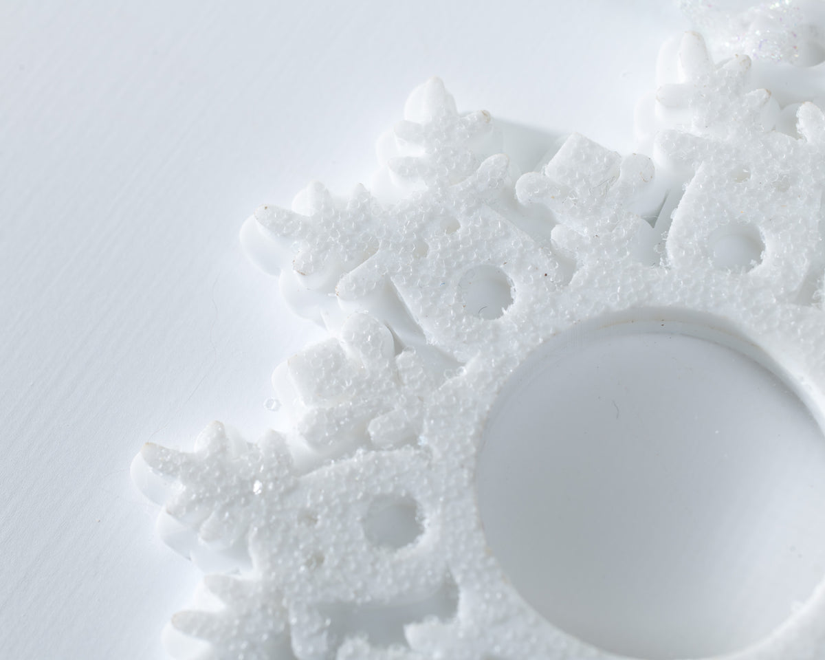 Magic Snowflake Christmas Tree Ornament - Acrylic Reindeer
