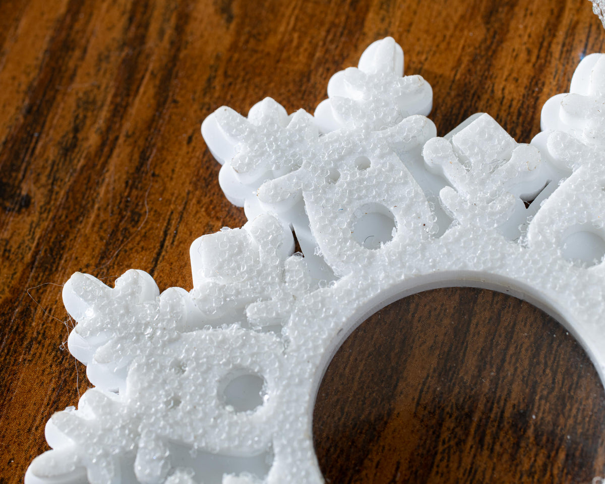 Magic Snowflake Christmas Tree Ornament - Acrylic Reindeer
