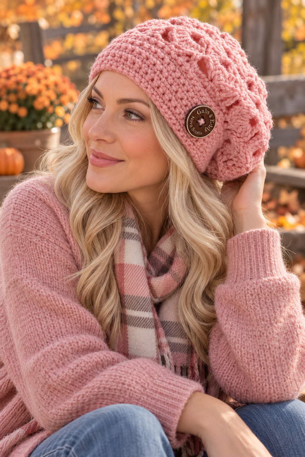 Soft Shell Beanie in Pink