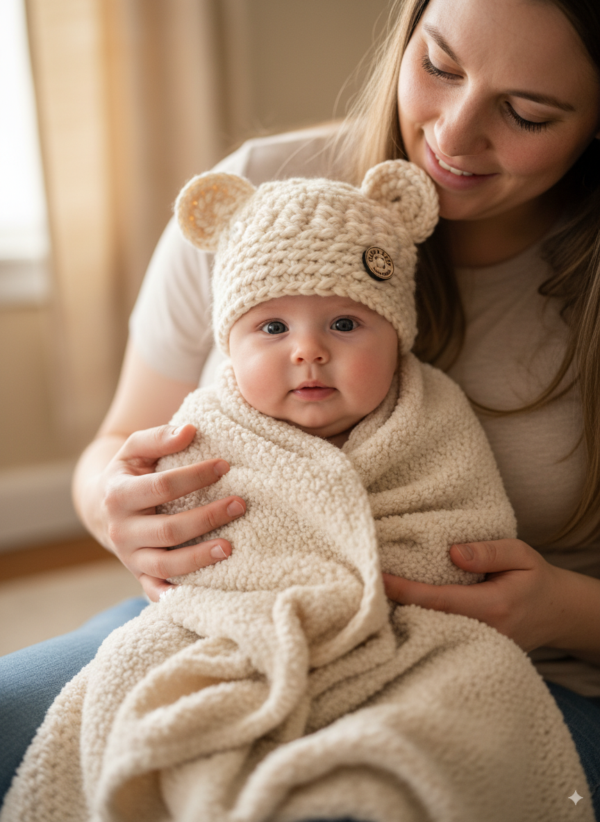 In-Stock 0-6 Month Chunky Little Bear in Fisherman