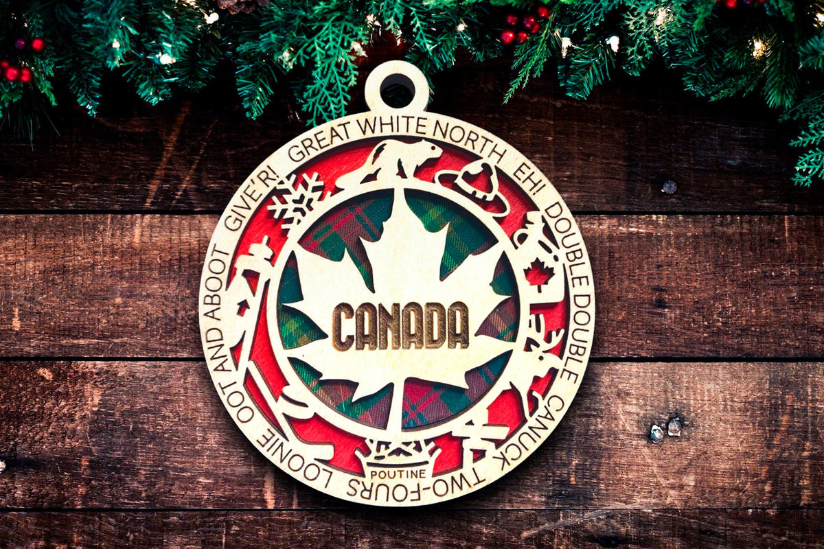 Canada Maple Leaf Ornament
